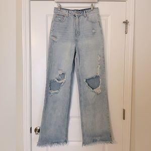Talulah On Trend Destroyed Jeans - Size Medium